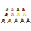 Japanese-style simple acrylic material solid color knotted patch 24x25diy hair clips, earrings, earrings and other accessories Item Picture